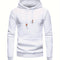 Men's Casual Waffle Pattern Pullover Hooded Sweatshirt With Kangaroo Pocket