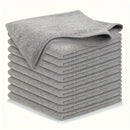 5/10/20/50/100pcs Gray Ultra-fine Absorbent Fiber Cleaning Cloth