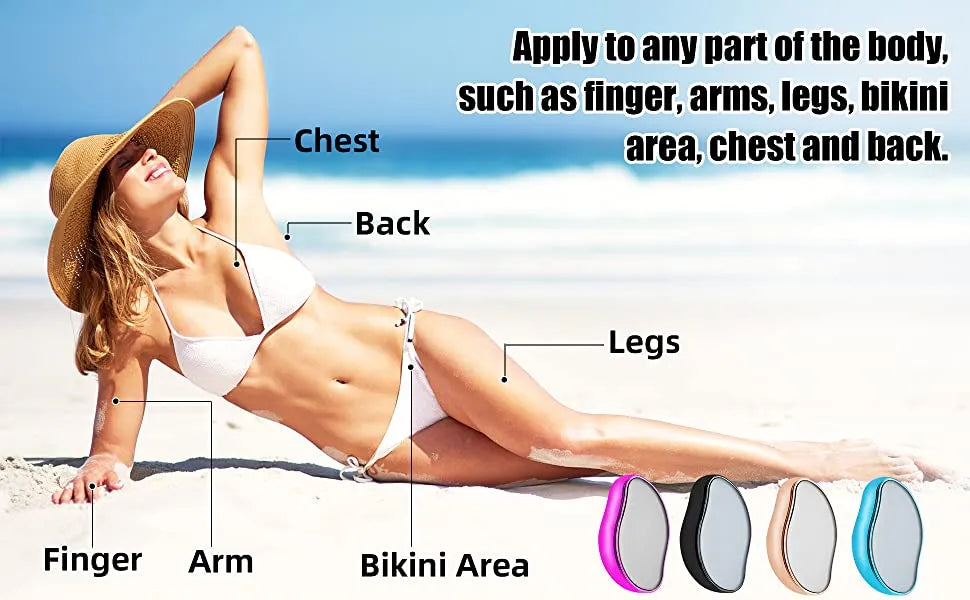 Nano Crystal Epilator For Painless And Safe Hair Remover