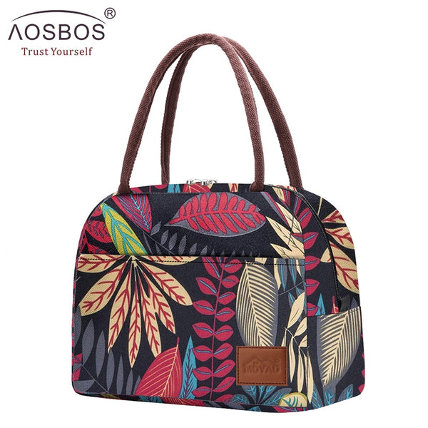 Aosbos Canvas Insulated Multifunction Cooler/Lunch Bag.