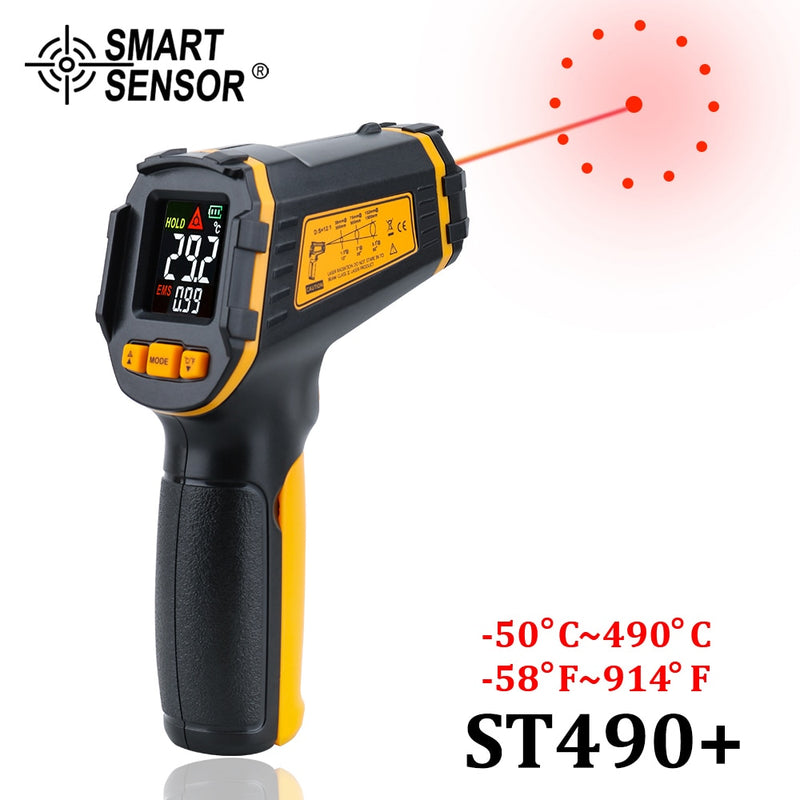 Digital Infrared Thermometer Non-Contact Laser Termometer IR LCD Display