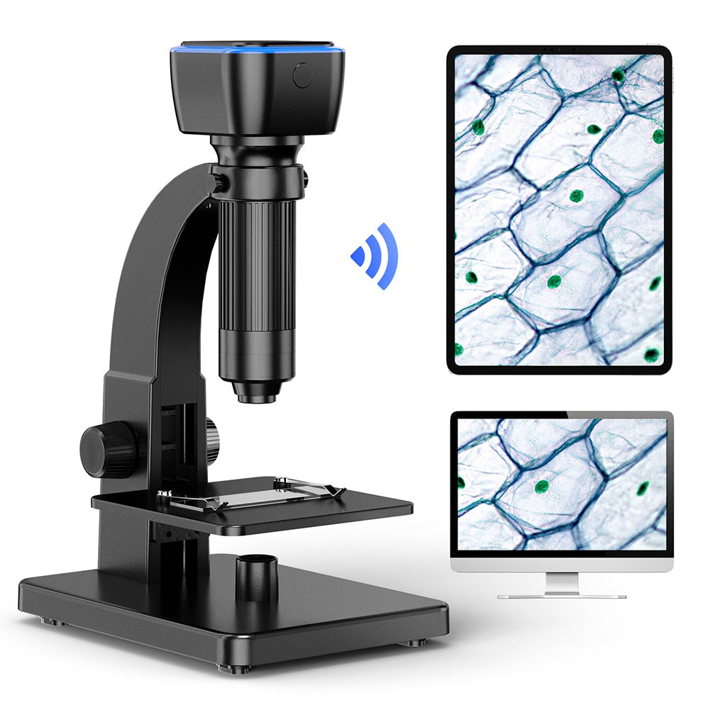 HD 2000X WIFI Digital Microscope Dual Lens USB Microbiological