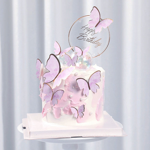 Butterfly Cupcake/Cake Topper For Weddings and Birthdays.