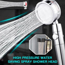 2021 Shower Head Water Saving Flow 360 Degrees Rotating With Small Fan ABS Rain High Pressure spray Nozzle Bathroom Accessories