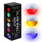 CRESTGOLF 3pcs/LED golf Balls for Night Training with 6 colors.