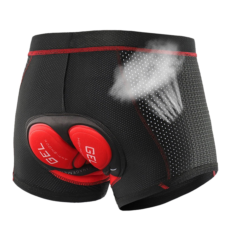 Men's NEWBOLER Breathable 5D Gel Pad Shockproof Cycling Shorts.