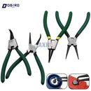 DBIRD 7 Inch Internal/External Curved/Straight Tip Ring Pliers.