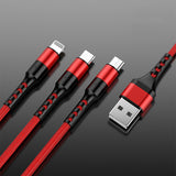 3in1 Data USB Cable for Fast Charging