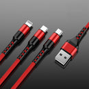 3in1 Data USB Cable for Fast Charging