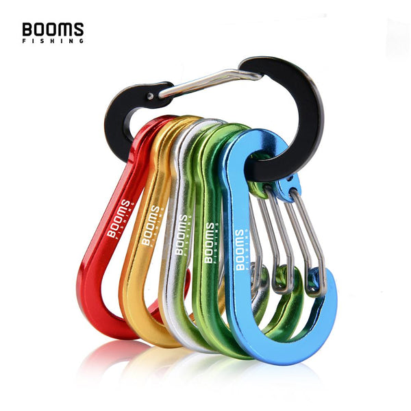 Booms Small Steel Carabiner Clips.