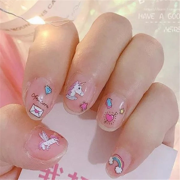 1sheet Unicorn Temporary Nail Art Stickers.