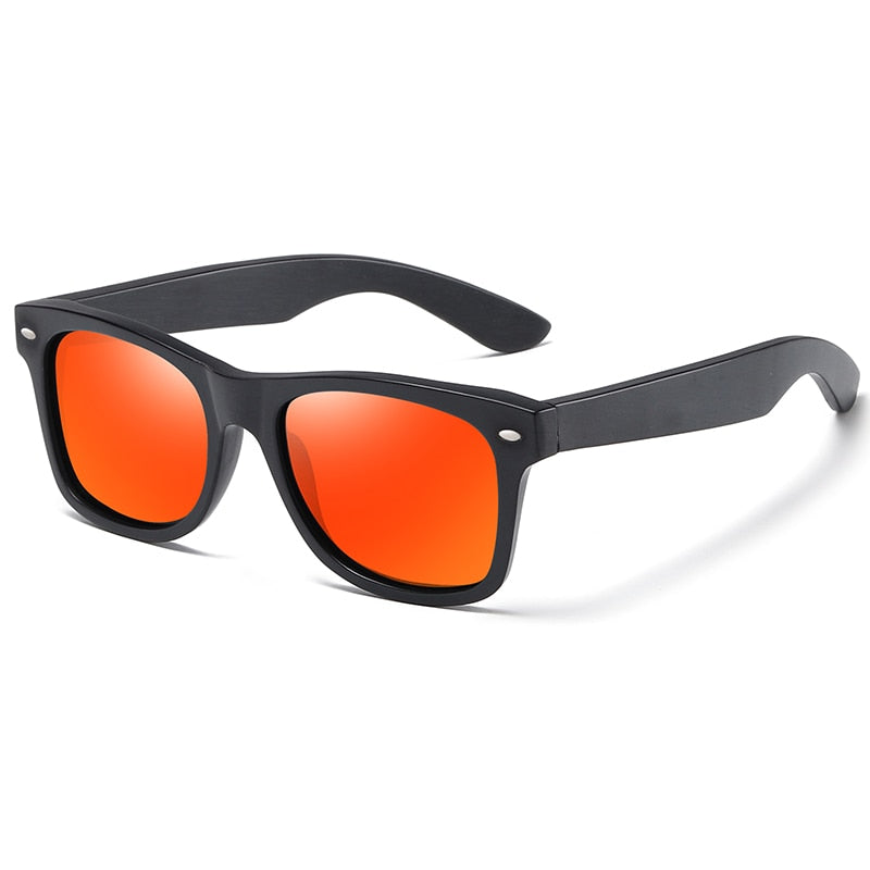 GM Polarized Sunglasses 100% Natural Wooden Sunglasses Frame Bamboo Black UV400