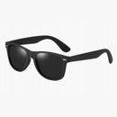 HDSUNFLY Polarized Sunglasses Men Women Black Frame Eyewear UV400 Rays