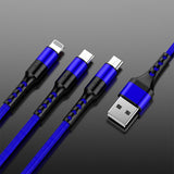 3in1 Data USB Cable for Fast Charging