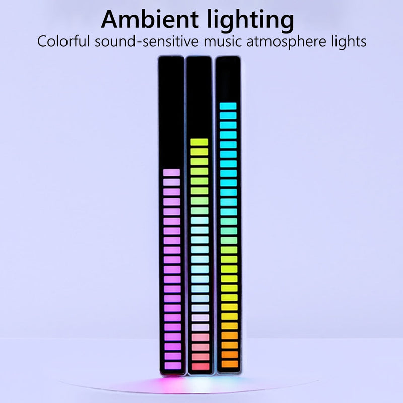 RGB Sound control LED light app voice activated rhythm lights