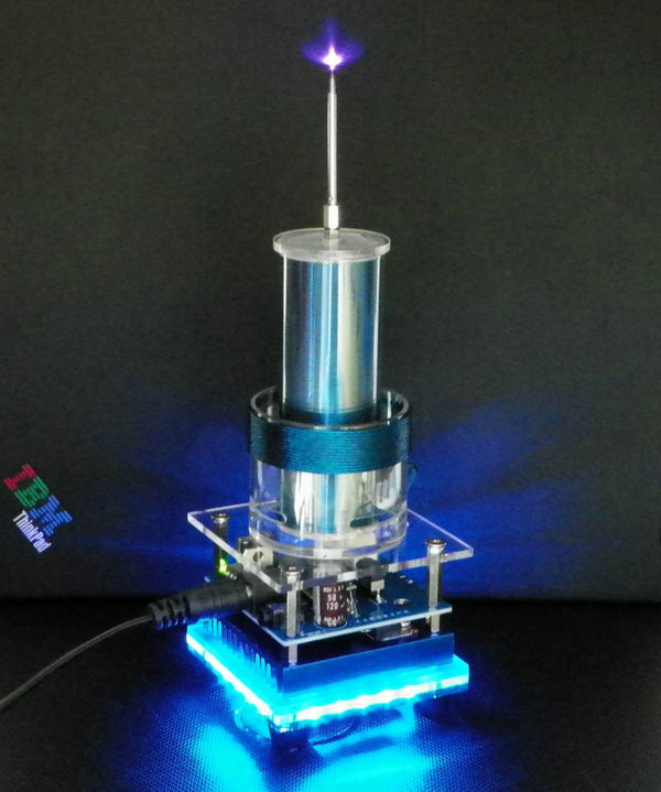Music Tesla Coil Red/Blue Color, Bluetooth Version