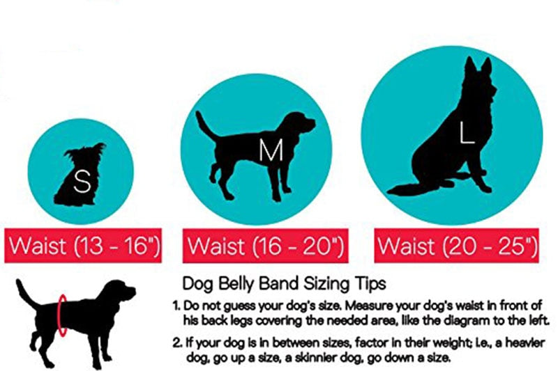 Durable Washable Male Dog Diaper Wraps