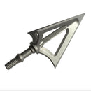 3/6/12/24pcs Archery  Broadhead Hunting Sharp 100/125 Grain Arrow Head 3 Blade Stainless Alloy Arrowhead Screw-In Tips