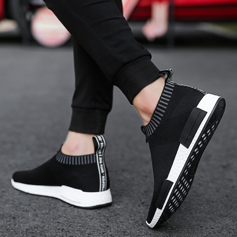 Men&#39;s Breathable Running Shoes 47 Casual Fashion Outdoor Mens Sports Shoes 46 Light Socks Large Size Men&#39;s Jogging Sneakers