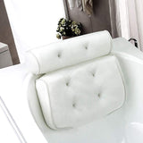 Non-Slip Bath Pillow with Suction Cups. Thick headrest to give your neck and back support.