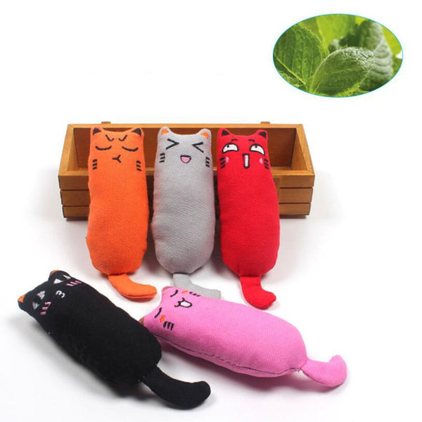 Cotton filled/Catnip Cat Plush Toys.