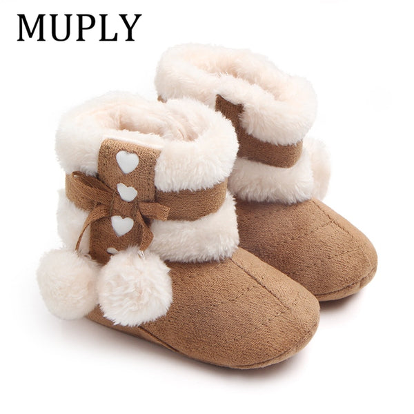 Winter Warm, Plush inside Ant-slip Boots For Newborn/ Toddler .