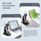 HD 2000X WIFI Digital Microscope Dual Lens USB Microbiological