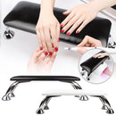 Black Genuine Leather Hand Pillow Manicure Table Cushion