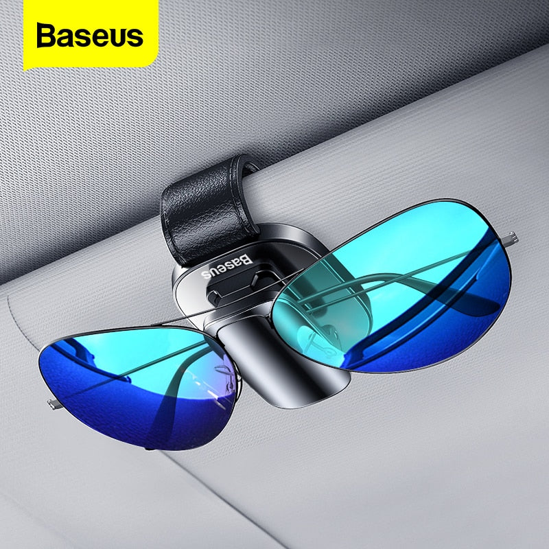 Sun visor clip to hold your sun glasses or eyewear.