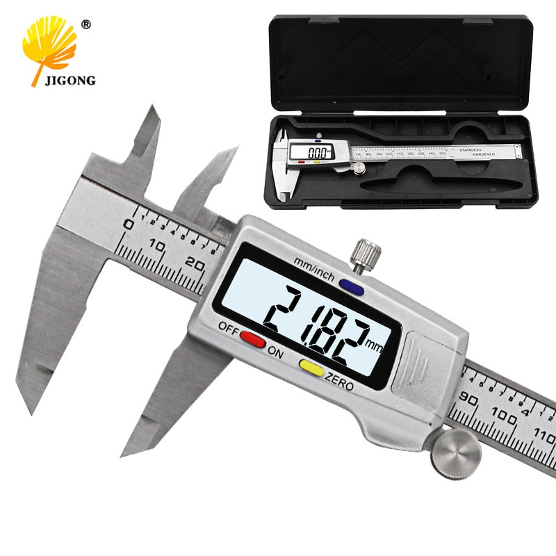 Measuring Tool Stainless Steel Digital Caliper 6 &quot;150mm Messschieber paquimetro measuring instrument Vernier Calipers