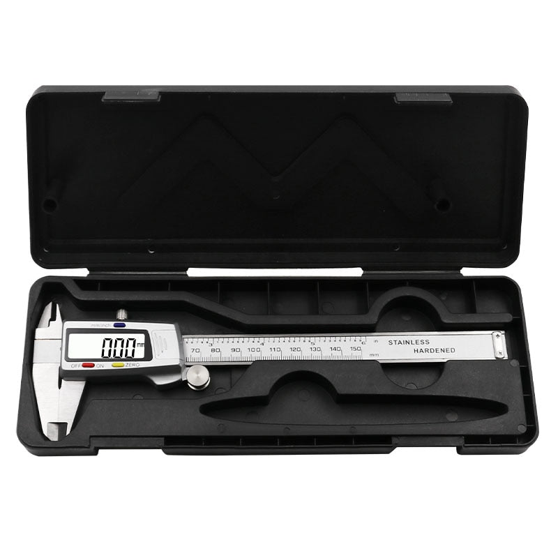 Measuring Tool Stainless Steel Digital Caliper 6 &quot;150mm Messschieber paquimetro measuring instrument Vernier Calipers