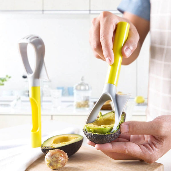 Multi Function Kitchen Tool. Slices, Removes the Pits from Avocado's and Mashes Fruit.