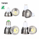 Ultra Bright LED COB Spotlight 6W 9W 12W E26 E27 MR16 GU10 GU5.3 Light Bulb 12V AC 220V 110V Spot light Lamp Warm Cool White