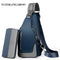 Brand Chest Pack Men Casual Shoulder Crossbody Bag USB Charging Chest Bag Waterproof
