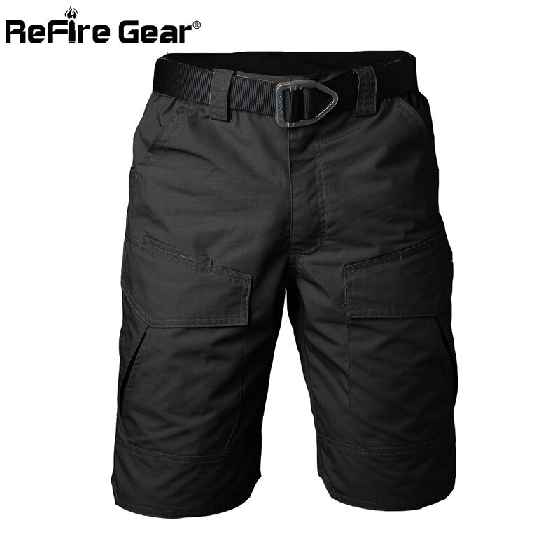 Waterproof Tactical Cargo Shorts Men Camouflage Army Military Short