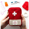 First Aid Medical travel Kit. Mini emergency travel bag.