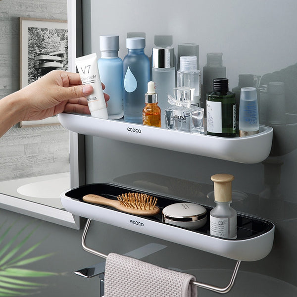 Bathroom/Kitchen Wall Mounted Shelf With Or Without Towel Bar.