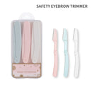 1PCS Foldable Eyebrow Trimmer And  Razor Blades Shaver.