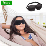 Tcare 3D Sleeping Eye Mask, Total Darkness When You Travel, Day Time Naps OR Work Shift work.