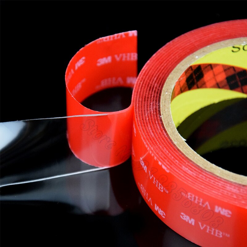 3M VHB 4910 Double Sided Tape High Temperature Transparent Clear Acrylic Foam Adhesive 1.0MM Thick