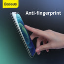 Baseus Tempered Glass For iPhone 14 13 12 11 Pro Max X XS Screen Protector For iPhone 14 Plus Glass Full Cover Screen Protectors