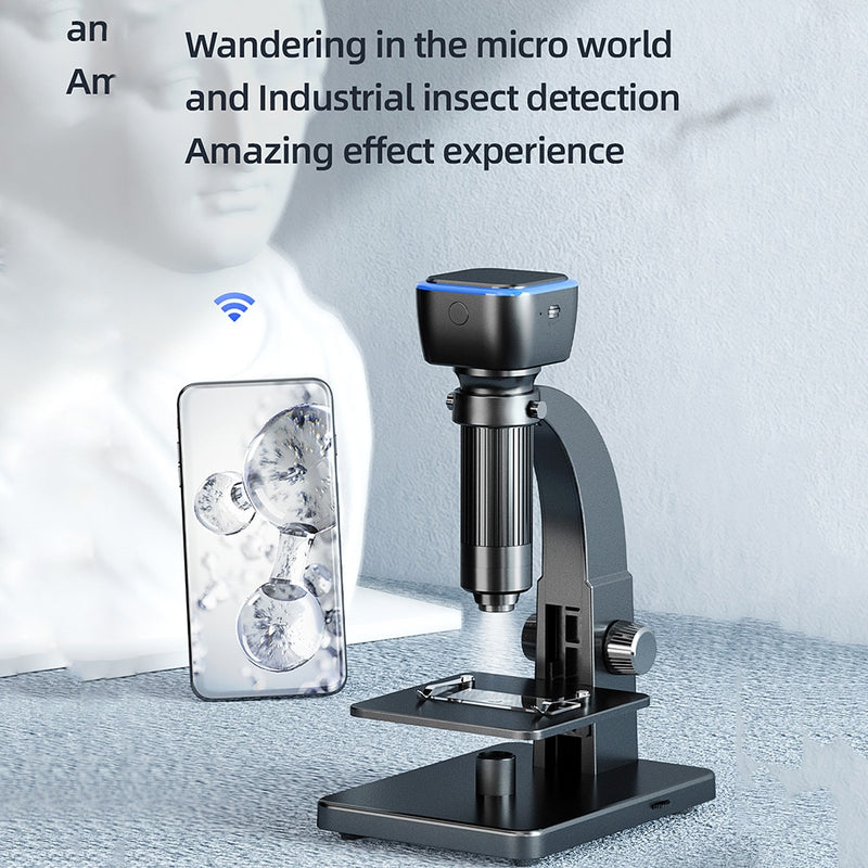 HD 2000X WIFI Digital Microscope Dual Lens USB Microbiological