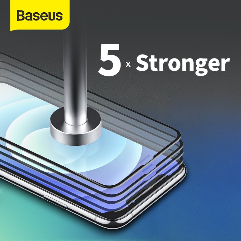 Baseus Tempered Glass For iPhone 14 13 12 11 Pro Max X XS Screen Protector For iPhone 14 Plus Glass Full Cover Screen Protectors