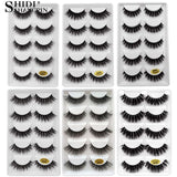 5 Pairs Multipack 3D Mink False Eyelashes.