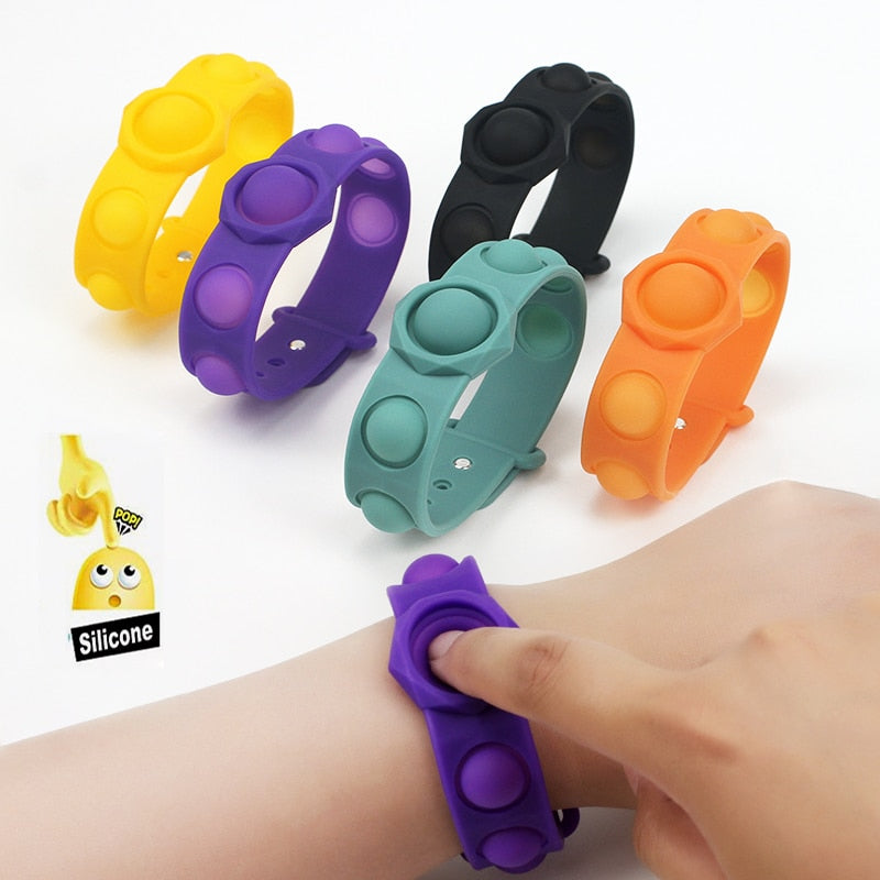 Anti Stress Silicone Bubble Wristband Bracelet.