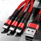 3in1 Data USB Cable for Fast Charging