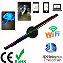 3d Fan Hologram Projector Wifi Advertising logo Light