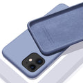 iPhone Case Luxury Original Liquid Silicone Soft Cover For iPhone X - 12 Pro Max Shockproof Phone Case