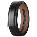 No Buckle 3.5cm Width Cowskin Genuine Leather Belt Men Without Automatic buckle