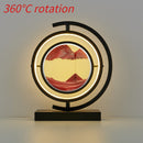 LED quicksand painting hourglass art night light